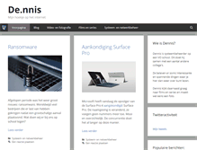 Tablet Screenshot of de.nnis.nl